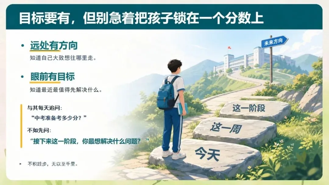 《初三九年级上学期开学期中家长会:走稳初三奔赴中考》PPT课件+发言稿,电子版可编辑修改-第15张图片-四季读书网 《初三九年级上学期开学期中家长会:走稳初三奔赴中考》PPT课件+发言稿,电子版可编辑修改-第15张图片-四季读书网