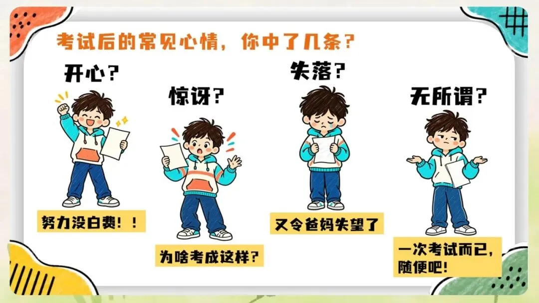 《月考期中考考后成绩分析班会:一次考试,一份成长说明书》PPT课件+教案,电子版可编辑修改-第6张图片-四季读书网 《月考期中考考后成绩分析班会:一次考试,一份成长说明书》PPT课件+教案,电子版可编辑修改-第6张图片-四季读书网