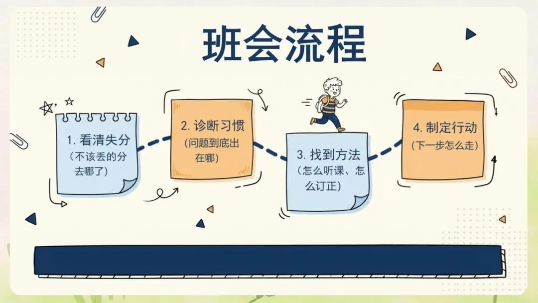 《月考期中考考后成绩分析班会:把失分拆成可以改的动作》PPT课件+教案,电子版可编辑修改-第4张图片-四季读书网 《月考期中考考后成绩分析班会:把失分拆成可以改的动作》PPT课件+教案,电子版可编辑修改-第4张图片-四季读书网