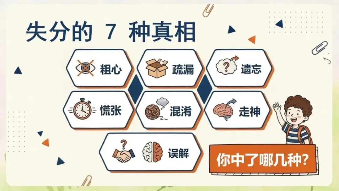 《月考期中考考后成绩分析班会:把失分拆成可以改的动作》PPT课件+教案,电子版可编辑修改-第8张图片-四季读书网 《月考期中考考后成绩分析班会:把失分拆成可以改的动作》PPT课件+教案,电子版可编辑修改-第8张图片-四季读书网