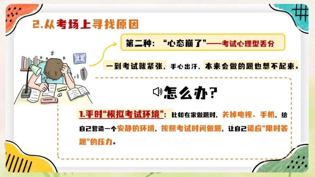 《月考期中考考后成绩分析班会:一次考试,一份成长说明书》PPT课件+教案,电子版可编辑修改-第22张图片-四季读书网 《月考期中考考后成绩分析班会:一次考试,一份成长说明书》PPT课件+教案,电子版可编辑修改-第22张图片-四季读书网
