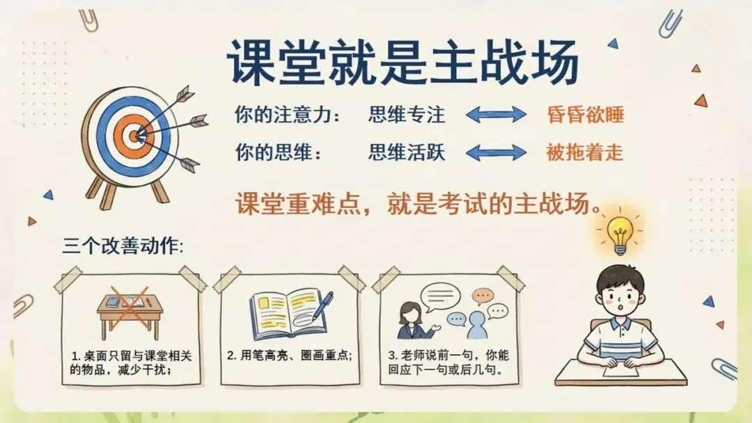 《月考期中考考后成绩分析班会:把失分拆成可以改的动作》PPT课件+教案,电子版可编辑修改-第15张图片-四季读书网 《月考期中考考后成绩分析班会:把失分拆成可以改的动作》PPT课件+教案,电子版可编辑修改-第15张图片-四季读书网