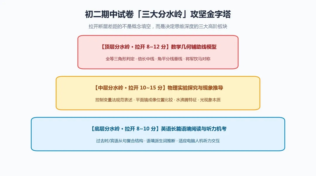 初二期中考试 拉开断层差距的,其实只有这三类题-第2张图片-四季读书网