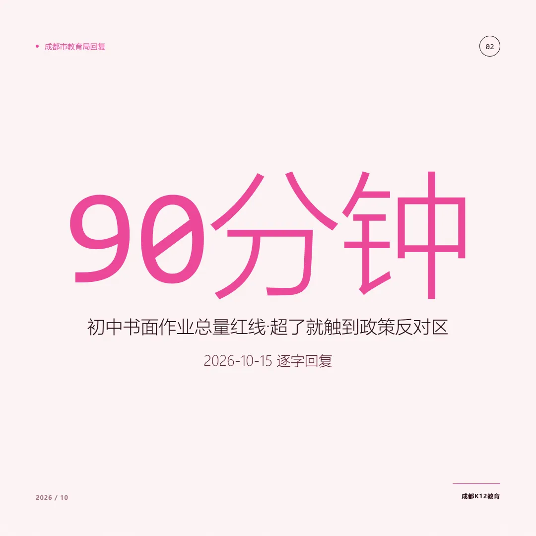初三作业熬到半夜12点,老师让自批自改,成都市教育局逐字回复来了-第1张图片-四季读书网 初三作业熬到半夜12点,老师让自批自改,成都市教育局逐字回复来了-第1张图片-四季读书网
