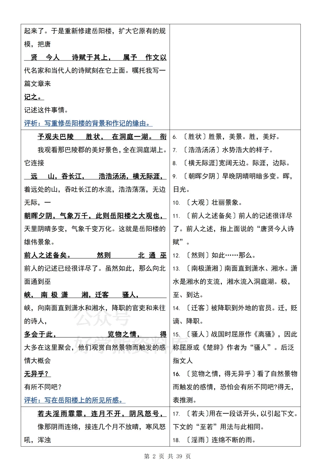 【期中复习】2026人教版初三九年级上册语文期中考试文言文知识梳理汇总-第2张图片-四季读书网 【期中复习】2026人教版初三九年级上册语文期中考试文言文知识梳理汇总-第2张图片-四季读书网
