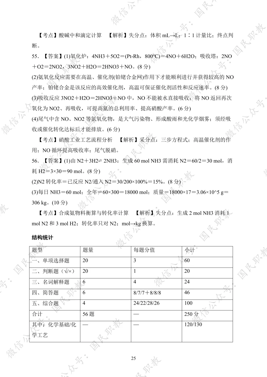 对口升学 | 化工与材料类基础专业课试卷合集-第26张图片-四季读书网 对口升学 | 化工与材料类基础专业课试卷合集-第26张图片-四季读书网