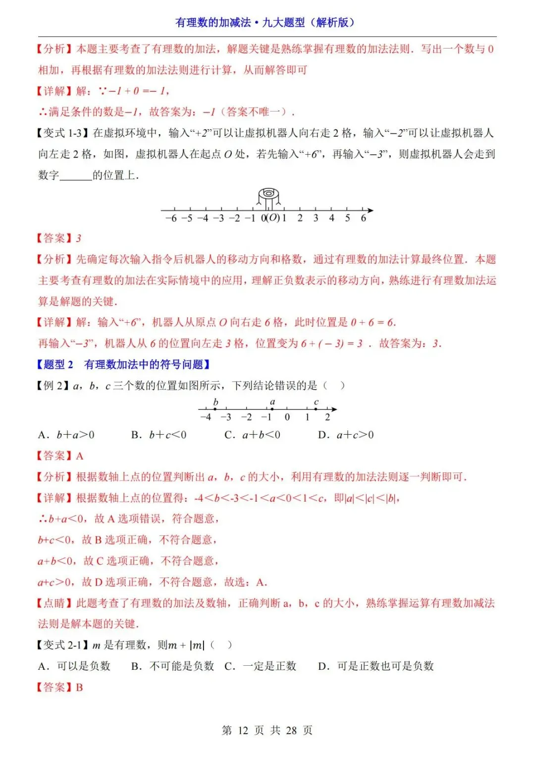初一数学重难点:有理数加减法九大题型,直接收藏练习-第13张图片-四季读书网 初一数学重难点:有理数加减法九大题型,直接收藏练习-第13张图片-四季读书网