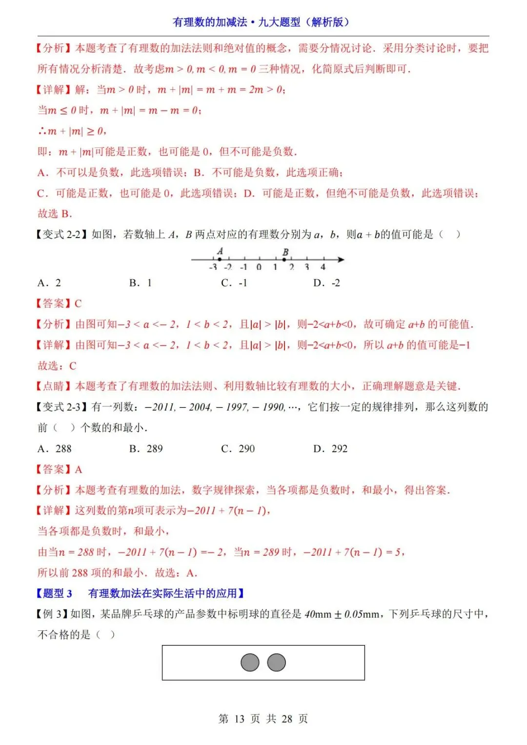 初一数学重难点:有理数加减法九大题型,直接收藏练习-第14张图片-四季读书网 初一数学重难点:有理数加减法九大题型,直接收藏练习-第14张图片-四季读书网