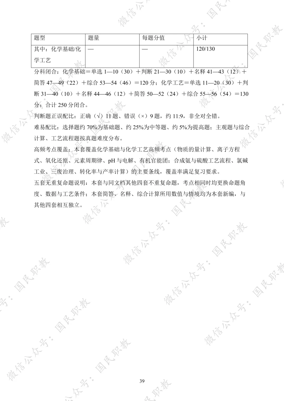 对口升学 | 化工与材料类基础专业课试卷合集-第40张图片-四季读书网 对口升学 | 化工与材料类基础专业课试卷合集-第40张图片-四季读书网