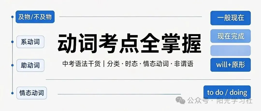 语法四:动词考点全掌握(中考篇)-第1张图片-四季读书网