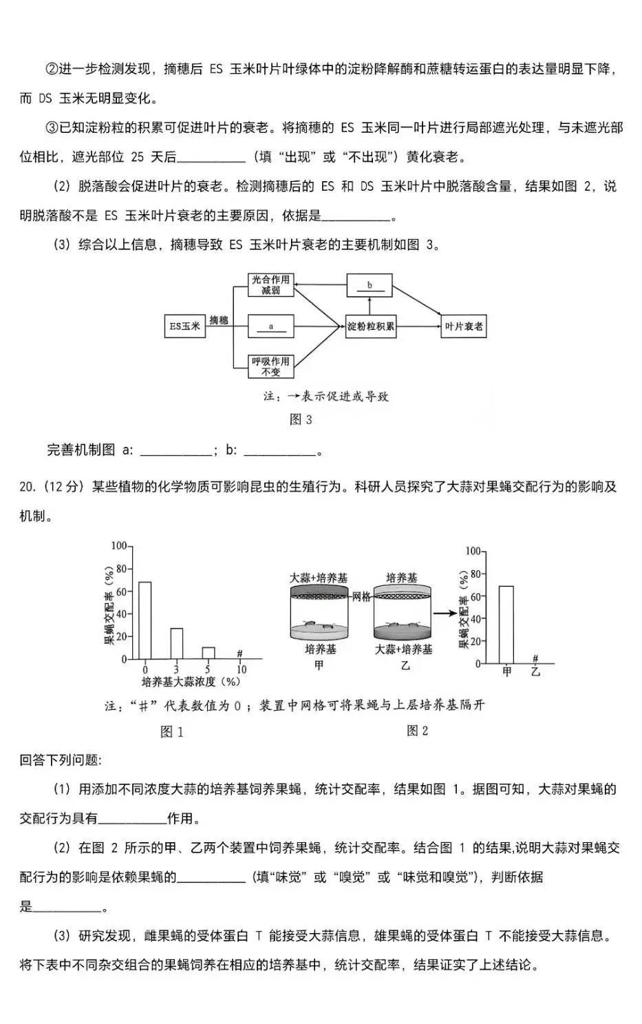 2026年福建省高考生物学等级性考试(附word下载) ⊙-第13张图片-四季读书网 2026年福建省高考生物学等级性考试(附word下载) ⊙-第13张图片-四季读书网