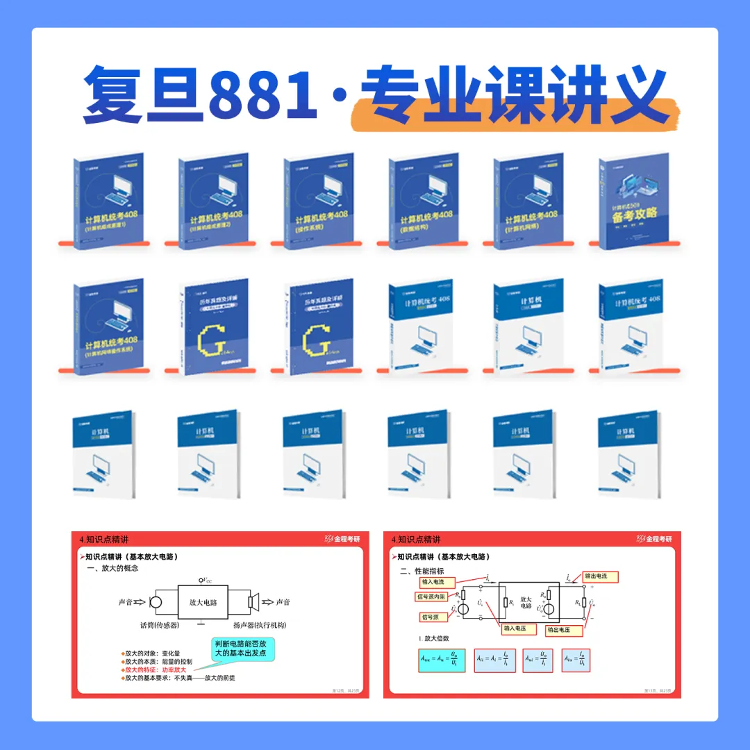 28/29复旦微电子881考研必备!真题+讲义+规划,200+页助力高效备考-第7张图片-四季读书网