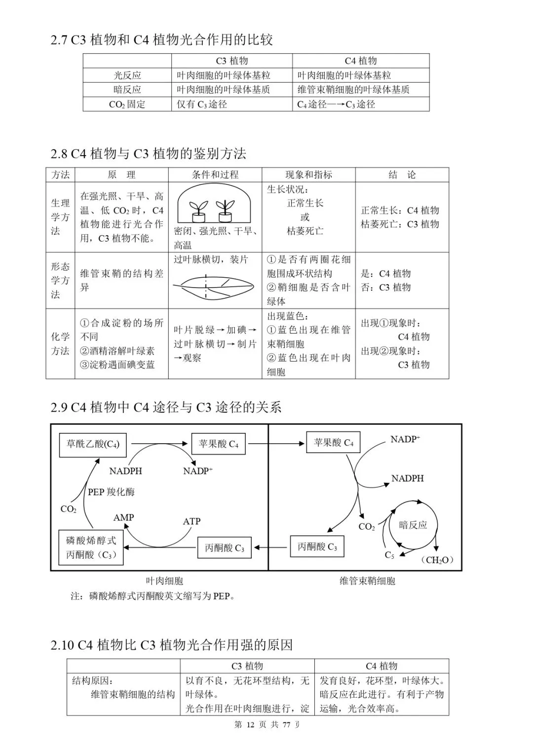 高考生物 | 知识点归纳汇总-第20张图片-四季读书网