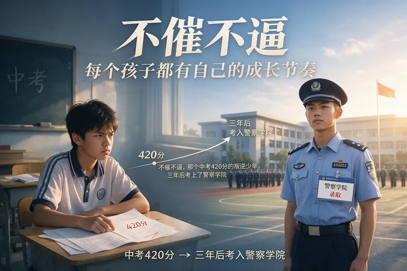 催了十年,不如读懂一次:那个中考420分的叛逆少年,三年后考上了警察学院-第3张图片-四季读书网 催了十年,不如读懂一次:那个中考420分的叛逆少年,三年后考上了警察学院-第3张图片-四季读书网