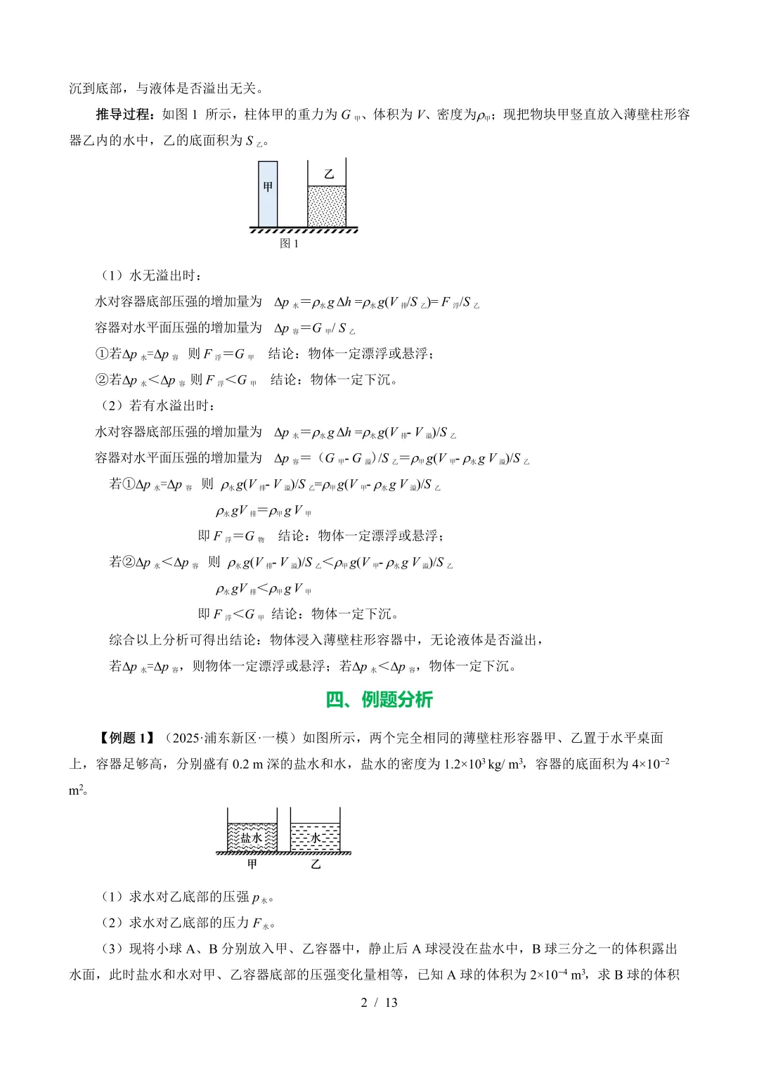上海中考物理一模考点梳理,附:一模难点真题分类汇编-第7张图片-四季读书网