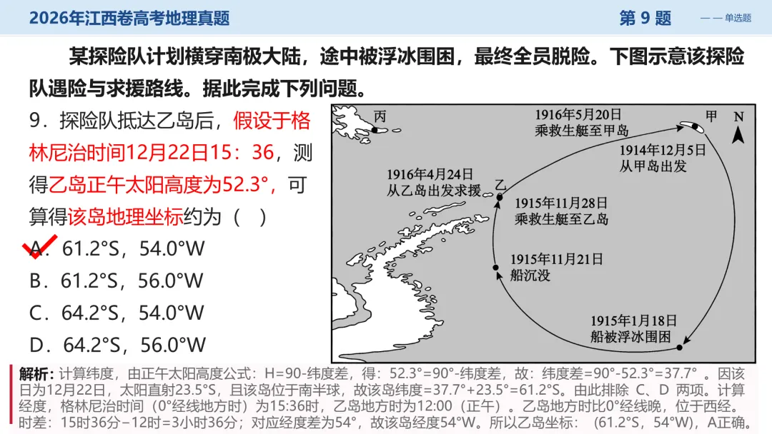 2026江西卷高考地理试题讲评PPT-第29张图片-四季读书网