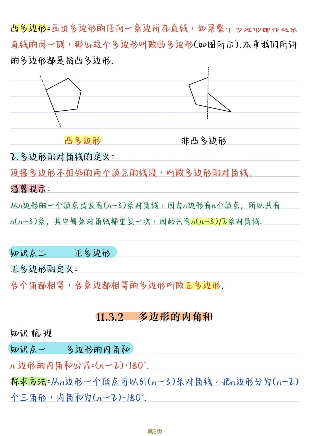 初二数学 | 人教版八年级上册核心知识点总结(彩色电子版)-第6张图片-四季读书网