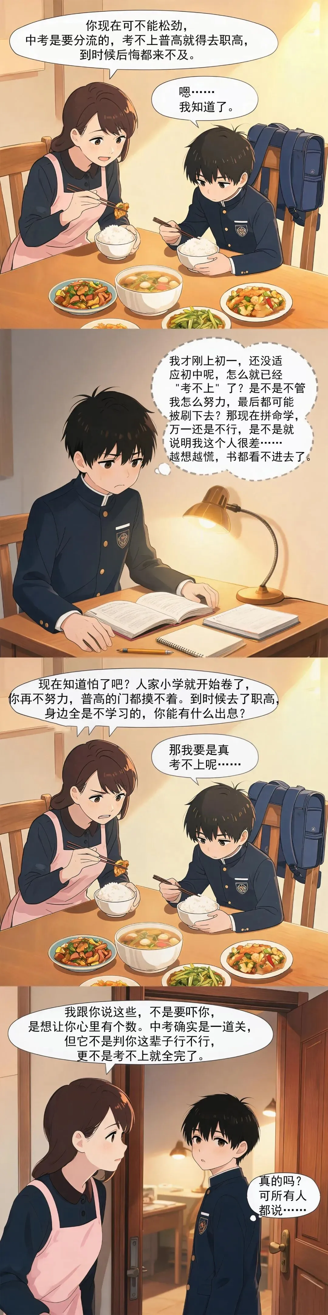 中考普职分流压顶:孩子刚上初中,就被 ＂考不上高中＂ 吓住了-第1张图片-四季读书网