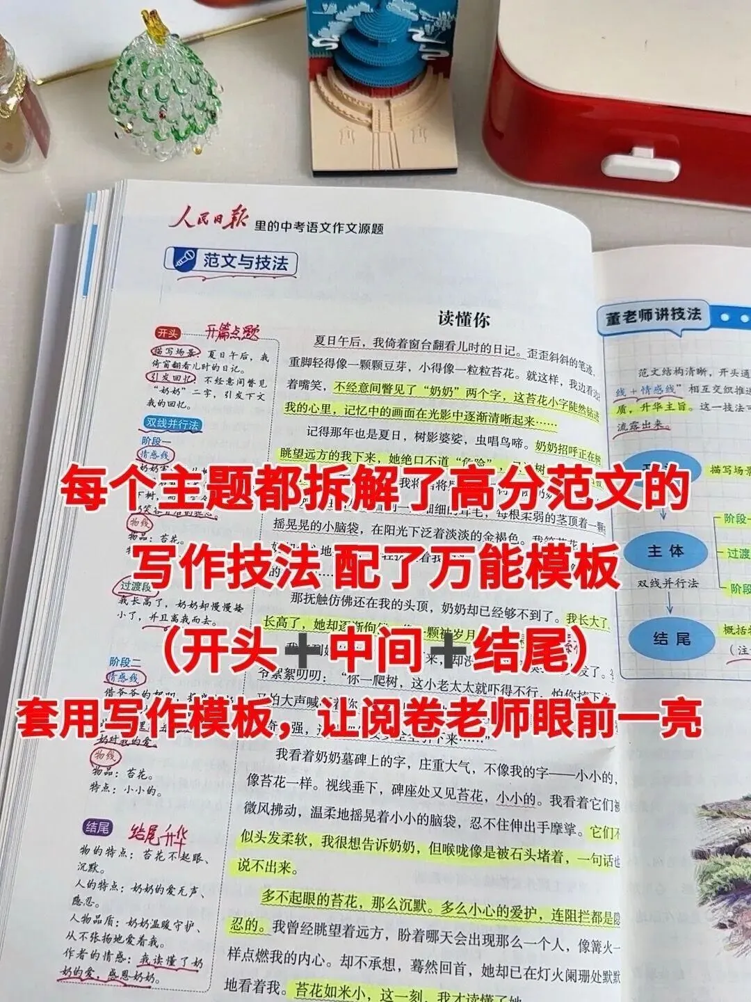 《人民日报里的中考语文作文源题 +阅读源题》孩子一举搞定作文、阅读两大难题!全套每个技法都附带精讲视频!帮孩子从源头看清命题逻辑-第30张图片-四季读书网 《人民日报里的中考语文作文源题 +阅读源题》孩子一举搞定作文、阅读两大难题!全套每个技法都附带精讲视频!帮孩子从源头看清命题逻辑-第30张图片-四季读书网