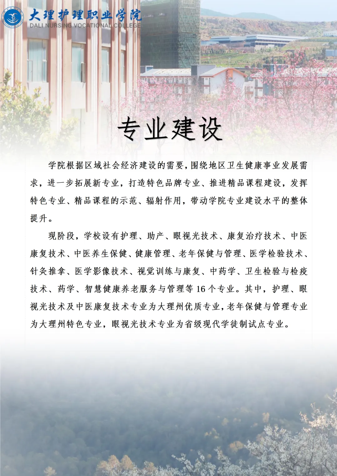 【云南春季高考】2027年会考多少分能上大理护理职业学院?(附2026年春季招生简章)-第5张图片-四季读书网