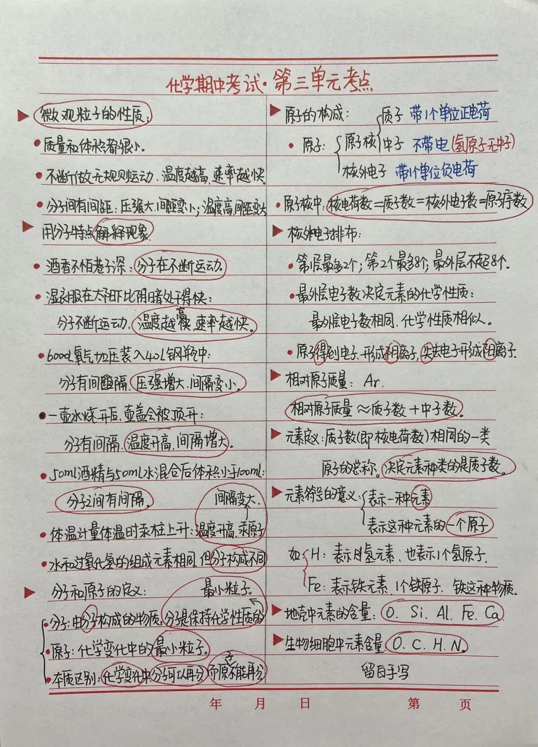 初三化学|期中考试·第三单元核心考点梳理-第1张图片-四季读书网 初三化学|期中考试·第三单元核心考点梳理-第1张图片-四季读书网