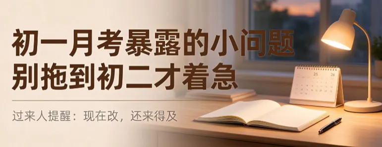 初一月考暴露的小问题,别拖到初二分水岭才着急-第2张图片-四季读书网 初一月考暴露的小问题,别拖到初二分水岭才着急-第2张图片-四季读书网