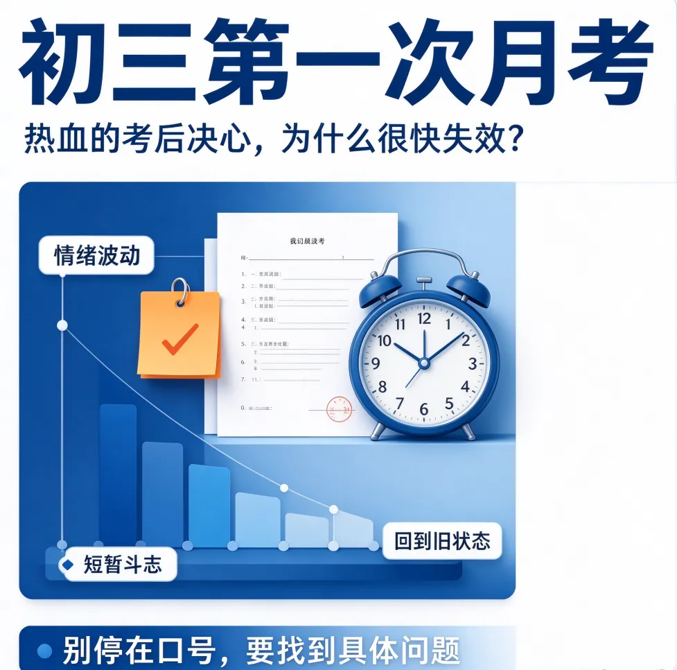 初三首考落幕:别让月考后的决心,只撑 3 天-第10张图片-四季读书网 初三首考落幕:别让月考后的决心,只撑 3 天-第10张图片-四季读书网