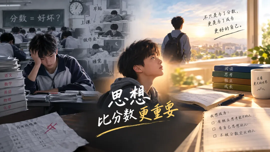 中考作文训练 | 《比分数更重要的》(仲一菲)-第2张图片-四季读书网 中考作文训练 | 《比分数更重要的》(仲一菲)-第2张图片-四季读书网