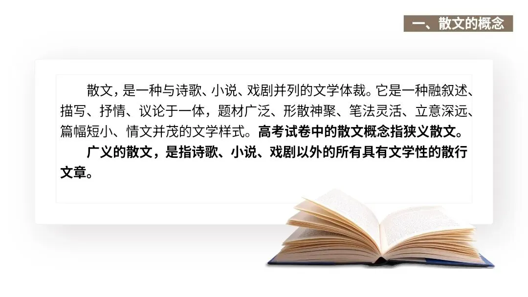 【2027届高考语文一轮复习.散文阅读专题】如何读懂散文课件--散文阅读第一课-第3张图片-四季读书网 【2027届高考语文一轮复习.散文阅读专题】如何读懂散文课件--散文阅读第一课-第3张图片-四季读书网