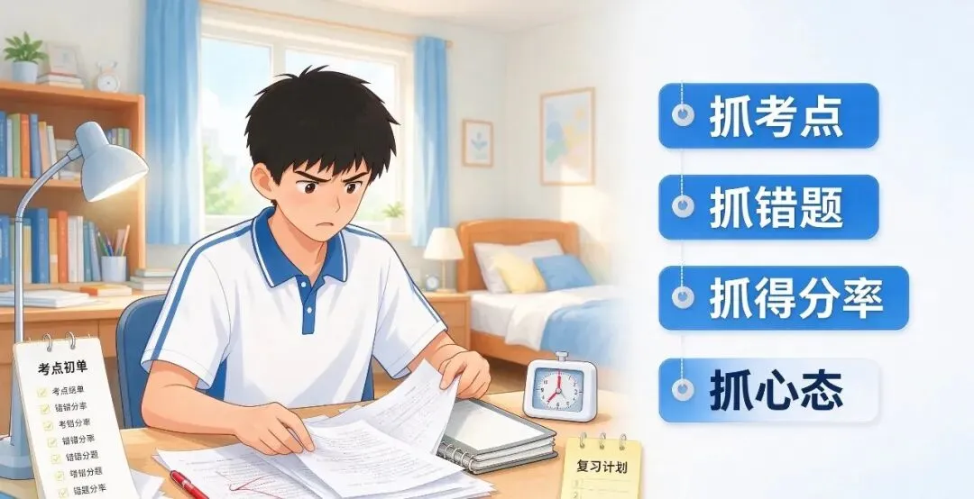 初三复习进入冲刺期:别再拼熬夜,要拼效率-第3张图片-四季读书网
