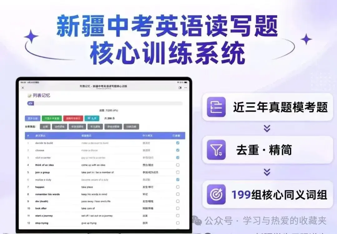 #新疆中考英语五年真题 {免费领取】-第4张图片-四季读书网