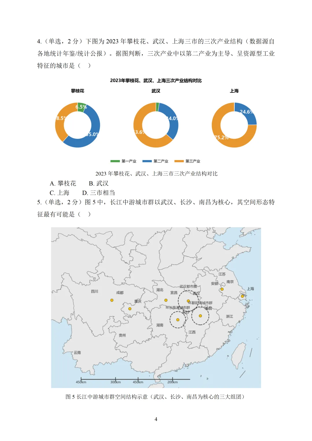 2026 年上海地理高考真题试卷完整版含详解答案分享 & 自然地理知识与核心原理串讲-第10张图片-四季读书网