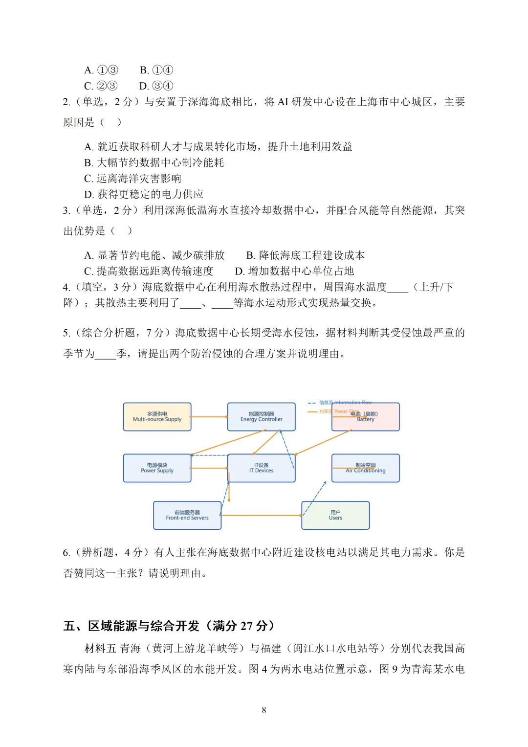 2026 年上海地理高考真题试卷完整版含详解答案分享 & 自然地理知识与核心原理串讲-第14张图片-四季读书网