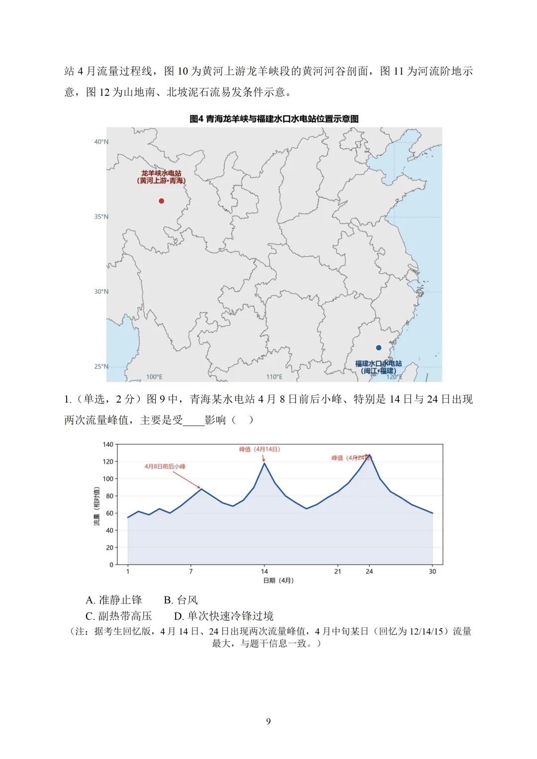 2026 年上海地理高考真题试卷完整版含详解答案分享 & 自然地理知识与核心原理串讲-第15张图片-四季读书网