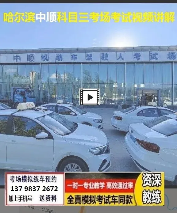 哈尔滨中顺科目三考场考试视频专业讲解模拟练车路线图教学必过教程-第4张图片-四季读书网 哈尔滨中顺科目三考场考试视频专业讲解模拟练车路线图教学必过教程-第4张图片-四季读书网
