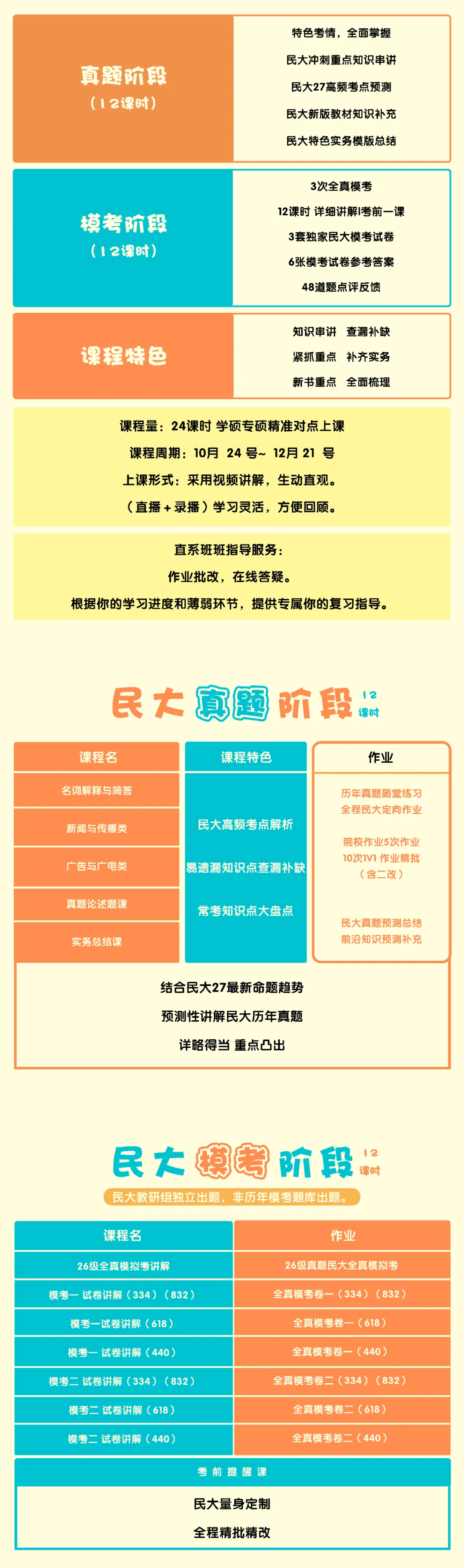 27民大真题模考班|适配新版考纲,找准失分点高效提分!-第2张图片-四季读书网 27民大真题模考班|适配新版考纲,找准失分点高效提分!-第2张图片-四季读书网