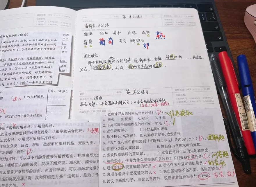 初一首测后!启动错题本,为整个初中学习打好基础-第4张图片-四季读书网