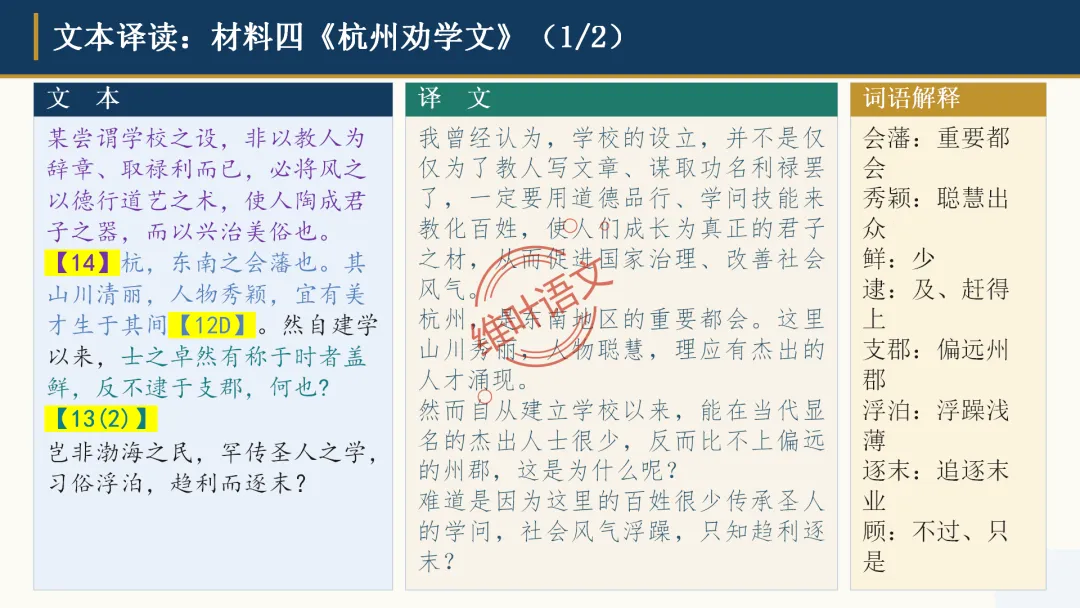 模考讲评|广州市十校(华附省实二中执信广雅六中广附清湾广外铁一等)高三10月适应性训练试题讲评-第62张图片-四季读书网 模考讲评|广州市十校(华附省实二中执信广雅六中广附清湾广外铁一等)高三10月适应性训练试题讲评-第62张图片-四季读书网