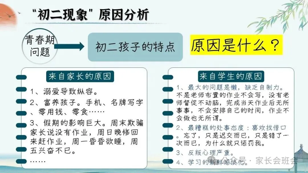 初二(八年级)上期中家长会ppt:初二新程, 筑梦前行.(含发言稿)-第11张图片-四季读书网