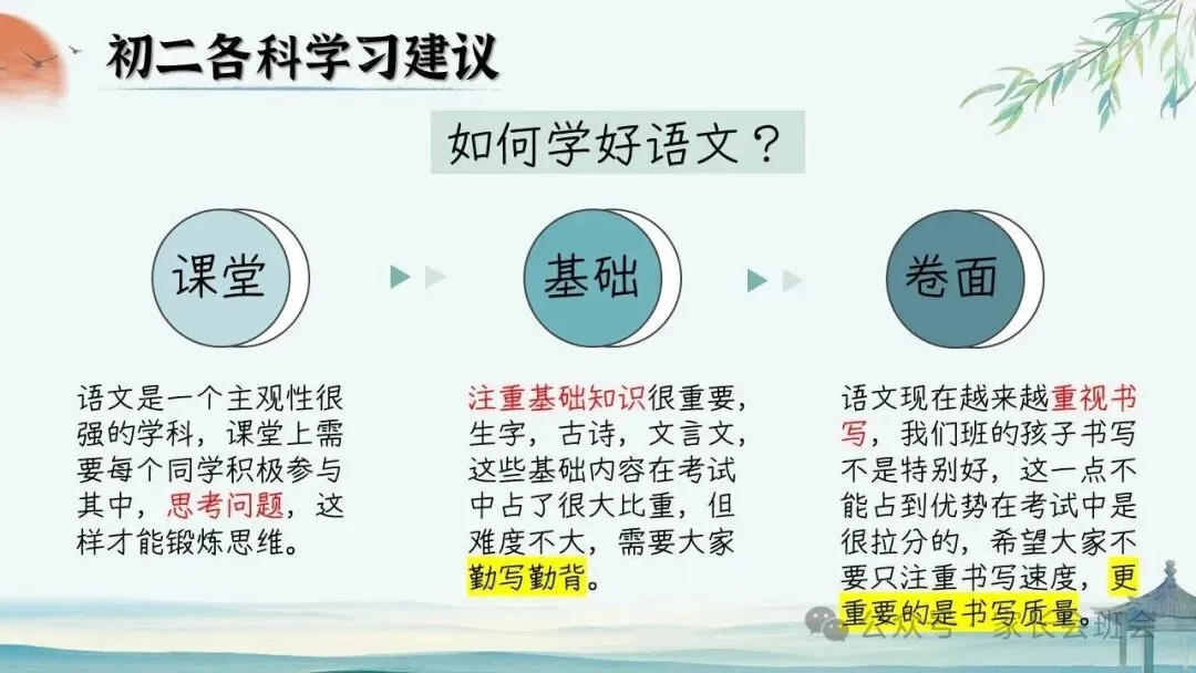 初二(八年级)上期中家长会ppt:初二新程, 筑梦前行.(含发言稿)-第27张图片-四季读书网
