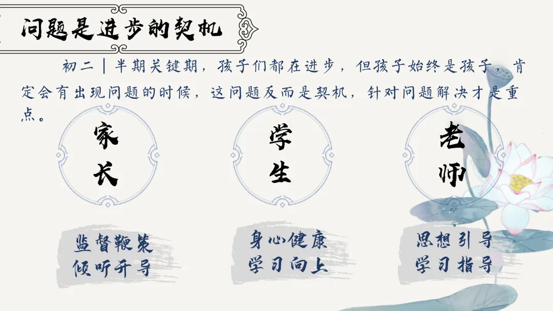 【初二】【秋季上】【期中】试后家长会:跨山河 赴秋约 话成长-第16张图片-四季读书网 【初二】【秋季上】【期中】试后家长会:跨山河 赴秋约 话成长-第16张图片-四季读书网