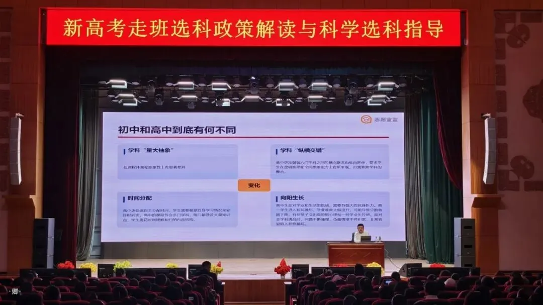 【研策选科丨同心育人】 深耕新高考政策 赋能科学化选科——包头九中高一年级开展选科走班专题家长会成功召开-第4张图片-四季读书网 【研策选科丨同心育人】 深耕新高考政策 赋能科学化选科——包头九中高一年级开展选科走班专题家长会成功召开-第4张图片-四季读书网