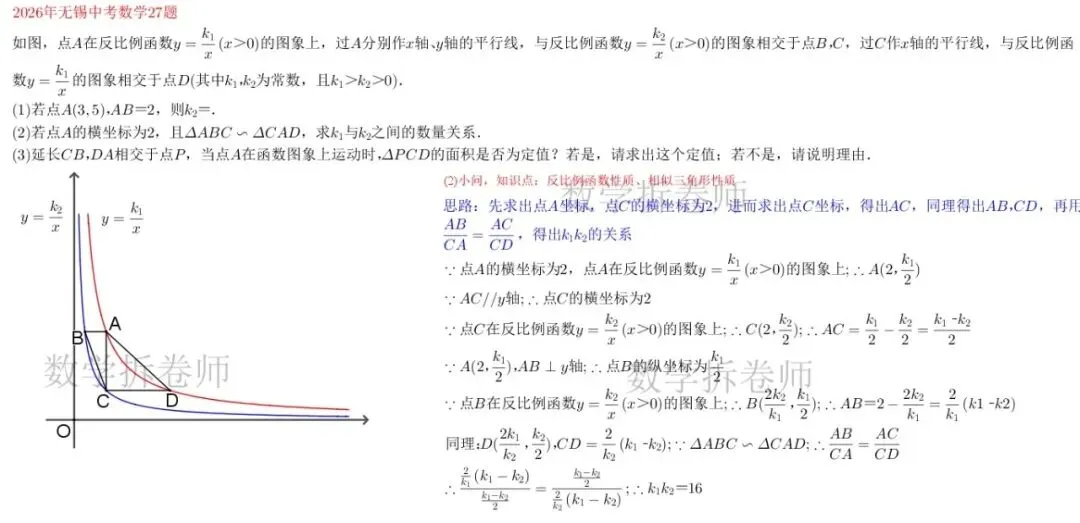 2026年无锡中考数学27题(函数大题)计算量太大-第3张图片-四季读书网 2026年无锡中考数学27题(函数大题)计算量太大-第3张图片-四季读书网