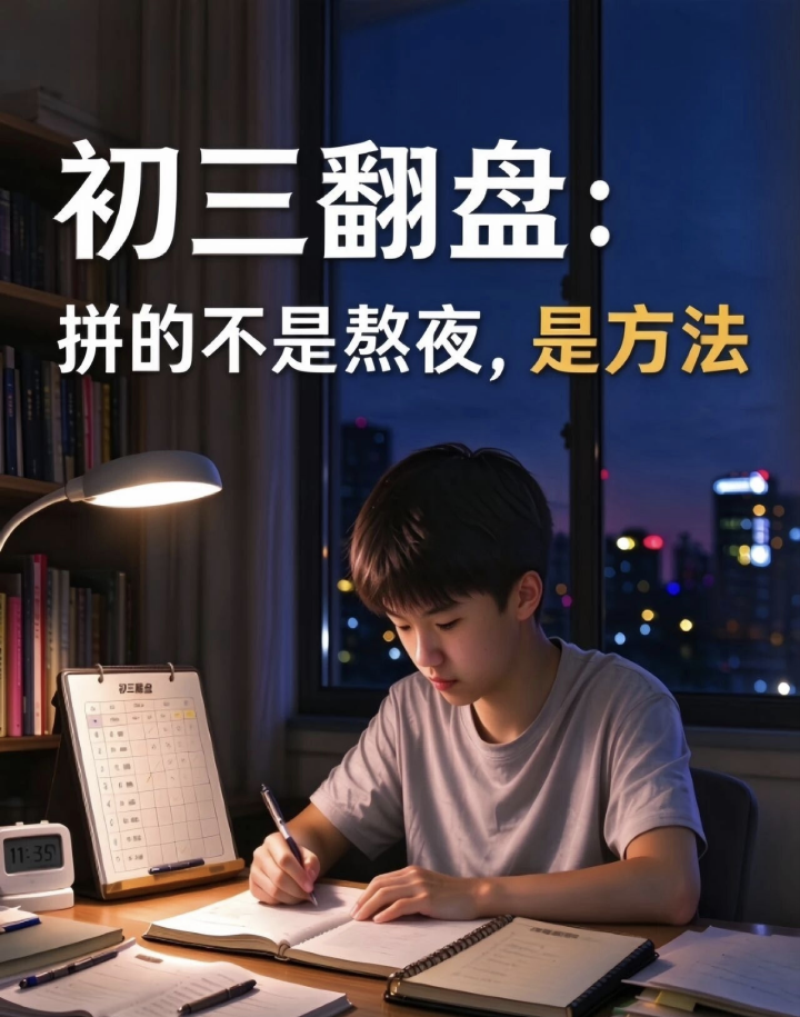 初三翻盘:拼的不是熬夜,是方法-第1张图片-四季读书网