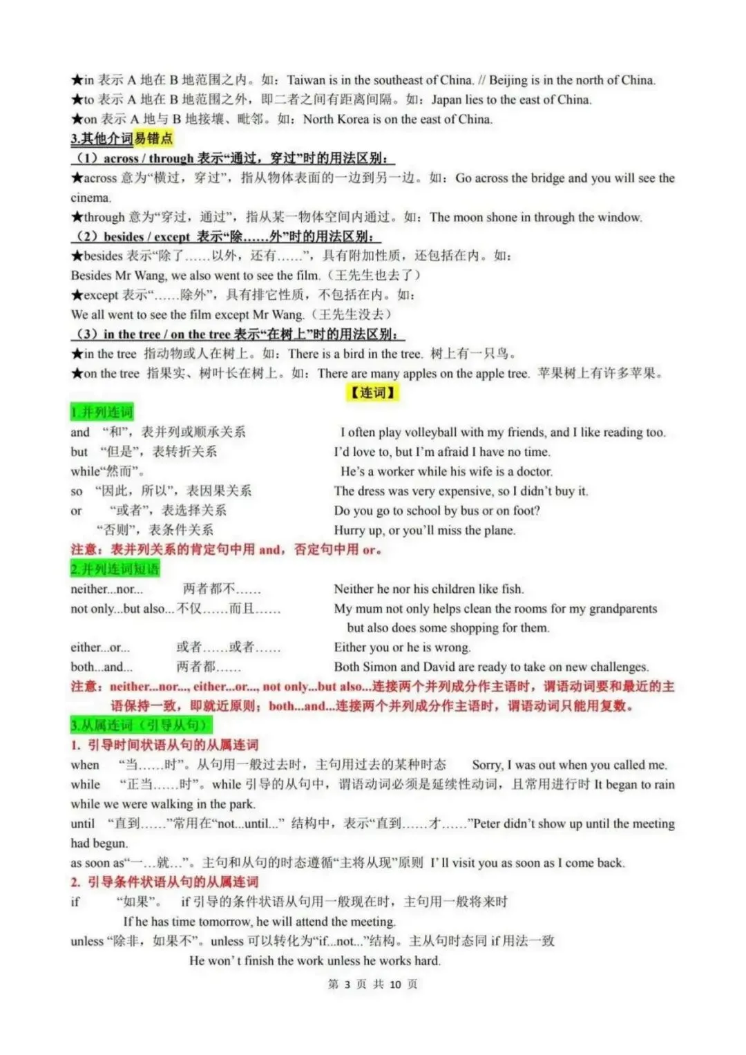 【攻略干货】中考英语语法考点汇总(可分享)-第3张图片-四季读书网 【攻略干货】中考英语语法考点汇总(可分享)-第3张图片-四季读书网