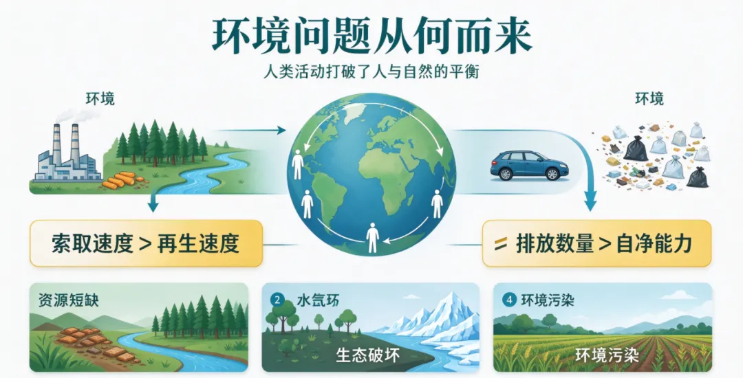 高考地理(选修三)必考知识点|环境问题及其危害知识点总结-第1张图片-四季读书网 高考地理(选修三)必考知识点|环境问题及其危害知识点总结-第1张图片-四季读书网