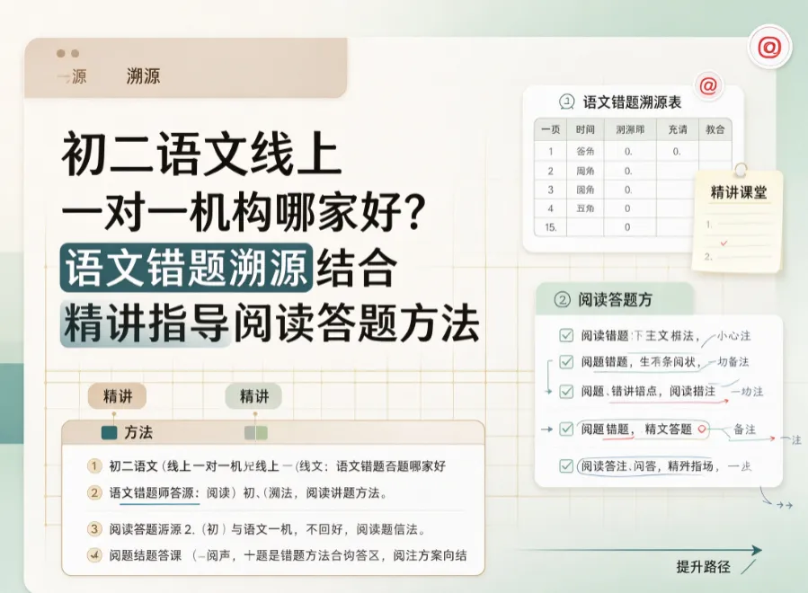 初二语文线上一对一机构哪家好?学海兔错题溯源精讲夯实阅读答题方法-第1张图片-四季读书网 初二语文线上一对一机构哪家好?学海兔错题溯源精讲夯实阅读答题方法-第1张图片-四季读书网