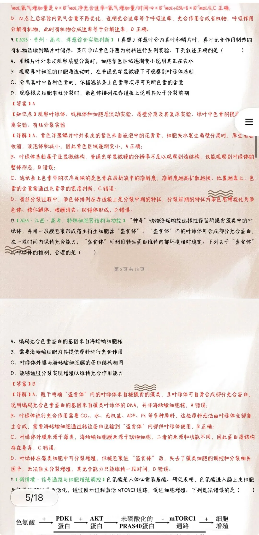 ‹2027年高考生物›一轮复习单元模块综合检测专项训练背默知识清单54份含全解全析(全国通用)全部word版文档获取方式见文末-第16张图片-四季读书网 ‹2027年高考生物›一轮复习单元模块综合检测专项训练背默知识清单54份含全解全析(全国通用)全部word版文档获取方式见文末-第16张图片-四季读书网