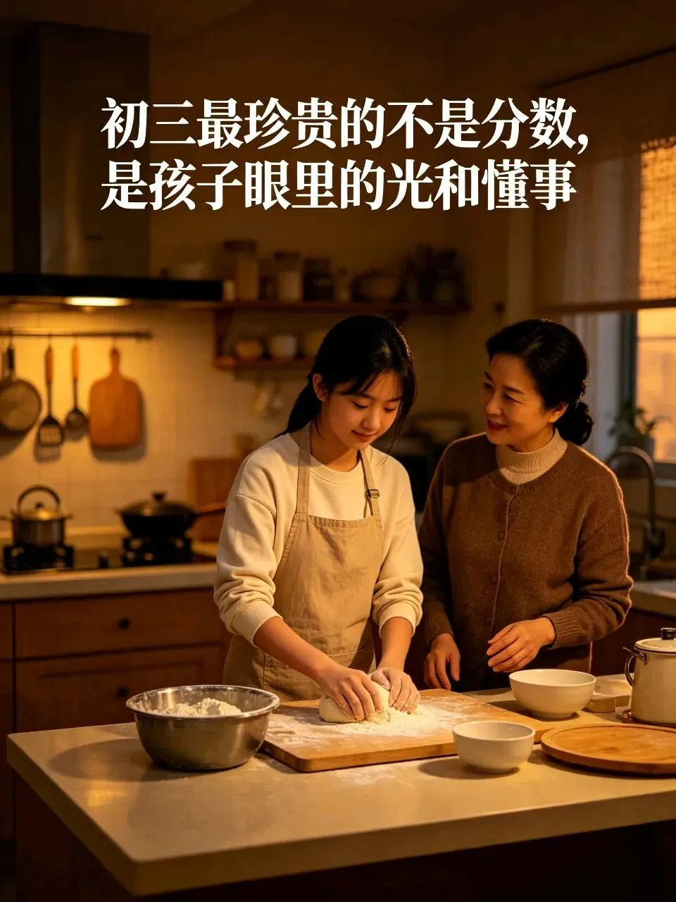 初三最珍贵的不是分数,是孩子眼里的光和懂事-第1张图片-四季读书网
