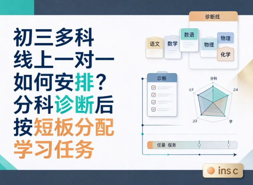 初三多科线上一对一如何安排?博锐学一对一依托4 维学情诊断分科定位短板分配学习任务-第1张图片-四季读书网